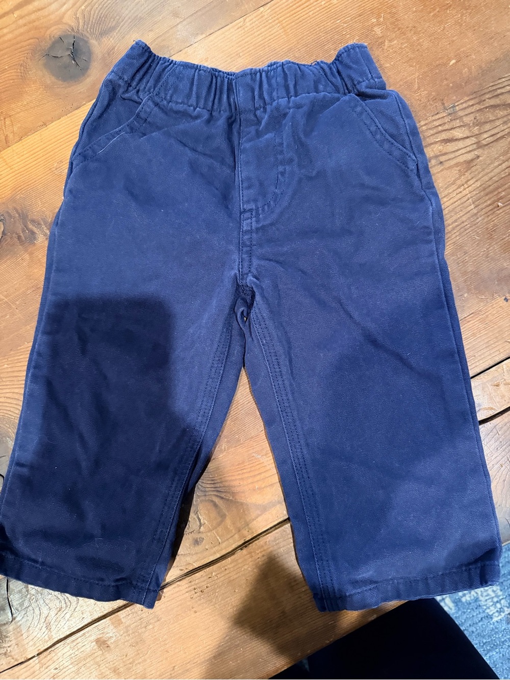 Carhartt Navy Kids Elastic-Waist Pull-On Joggers
